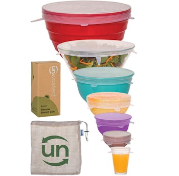 unwasted Silicone Stretch Lids (7-Pieces)
