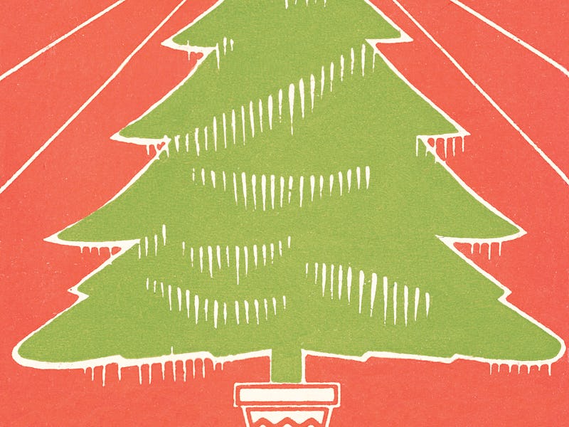 Christmas tree illustration