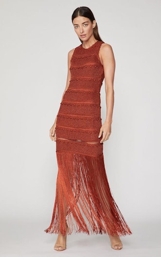 FRINGE CROCHET GOWN