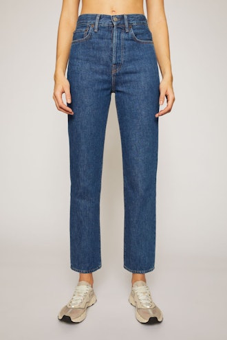 Cropped Straight Fit Jeans 
