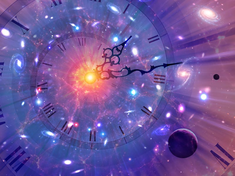 Time dilation concept.