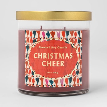 15.1 oz Lidded Glass Jar Candle — Christmas Cheer