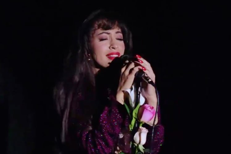 Christian Serratos as Selena in 'Selena: The Series.'