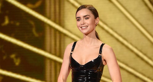 Lily Collins' mascara at the 2020 MTV Movie & TV Awards.