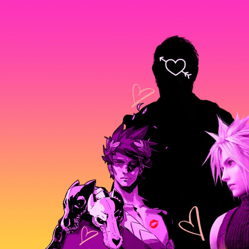Zagreus and Cloud from Final Fantasy VII video game