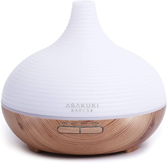 ASAKUKI 300ML Premium, 5-in-1 Essential Oil Diffuser