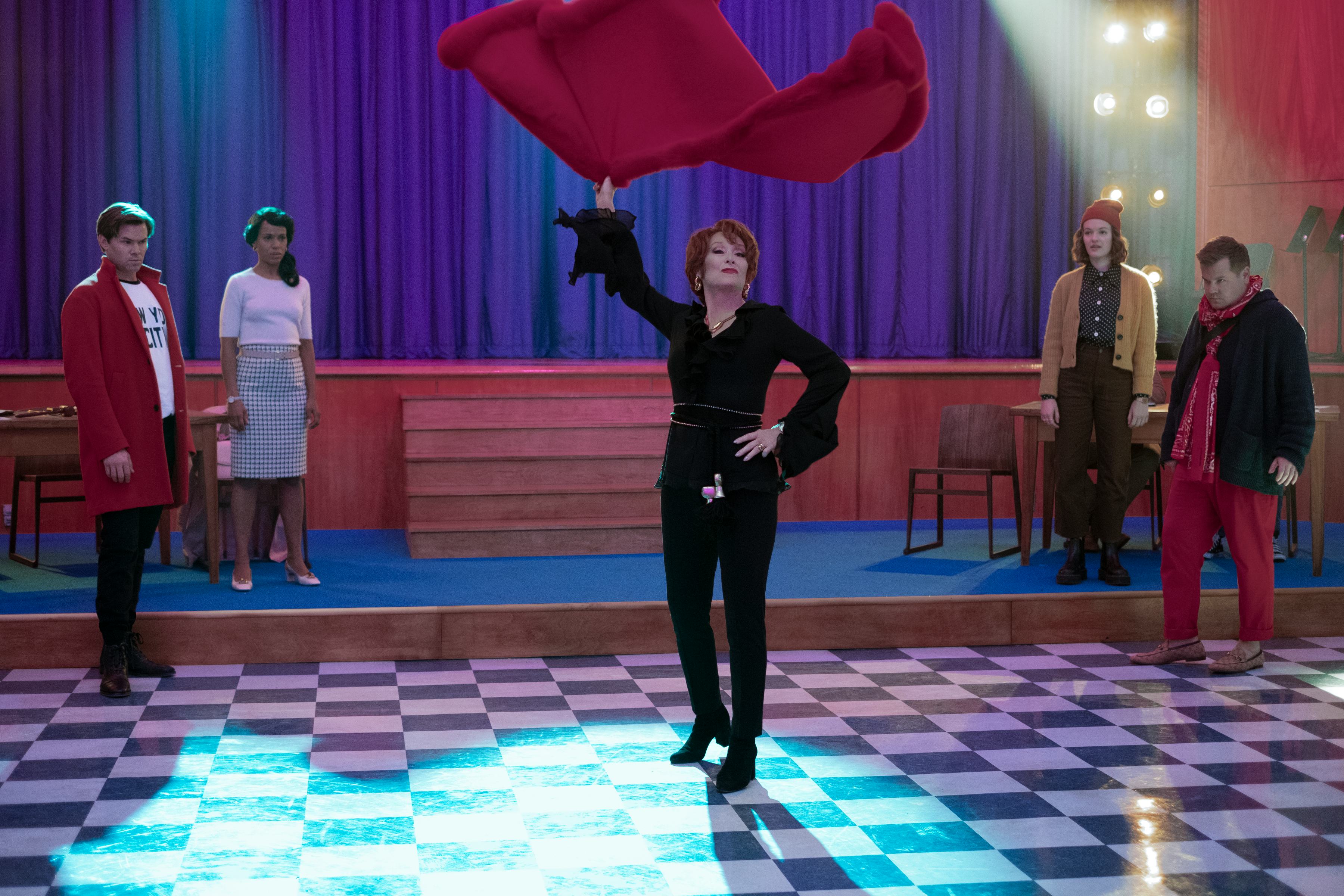 Meryl Streep in 'The Prom' via the Netflix press site.