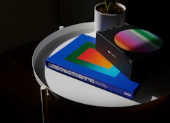 Away Chromaticity x Heretic Sensory Set on coffee table.