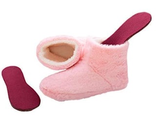 Snook-Ease Microwavable Heated Slippers