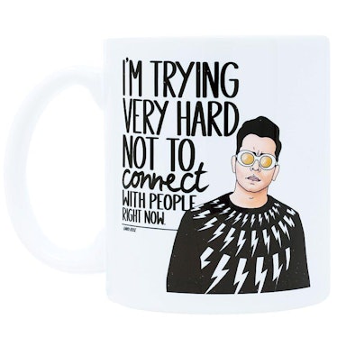 Trying Very Hard Not to Connect With People Ceramic Coffee Mug
