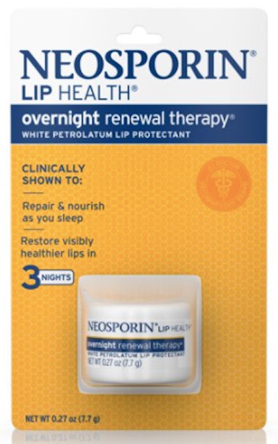 Neosporin Lip Health Overnight Healthy Lips Renewal Therapy Petrolatum Lip Protectant