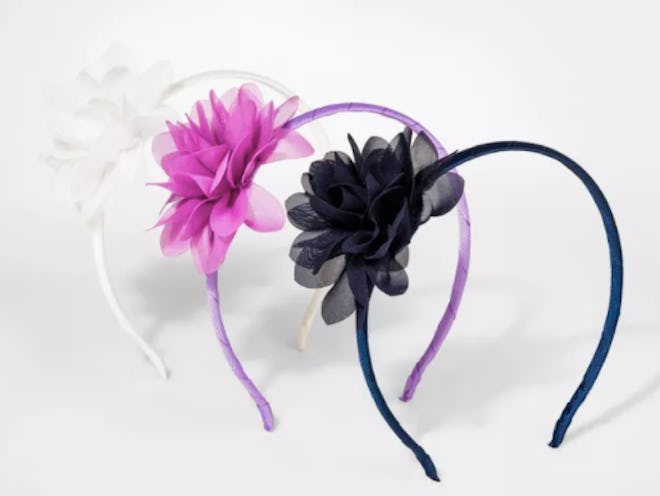 Girls' 3pk Headband with Flower
