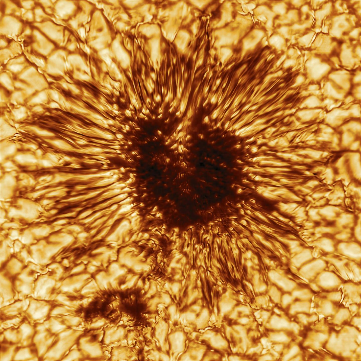 The most detailed image of a sunspot ever captured 