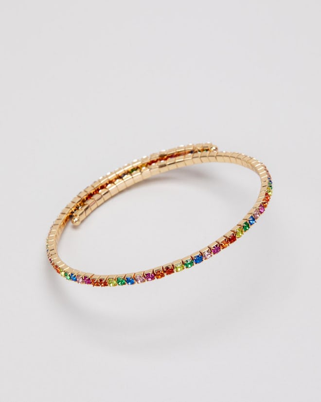 Rainbow Rave Wrap-Around Necklace