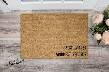 Best Wishes, Warmest Regards Welcome Mat