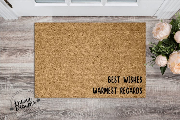 Best Wishes, Warmest Regards Welcome Mat
