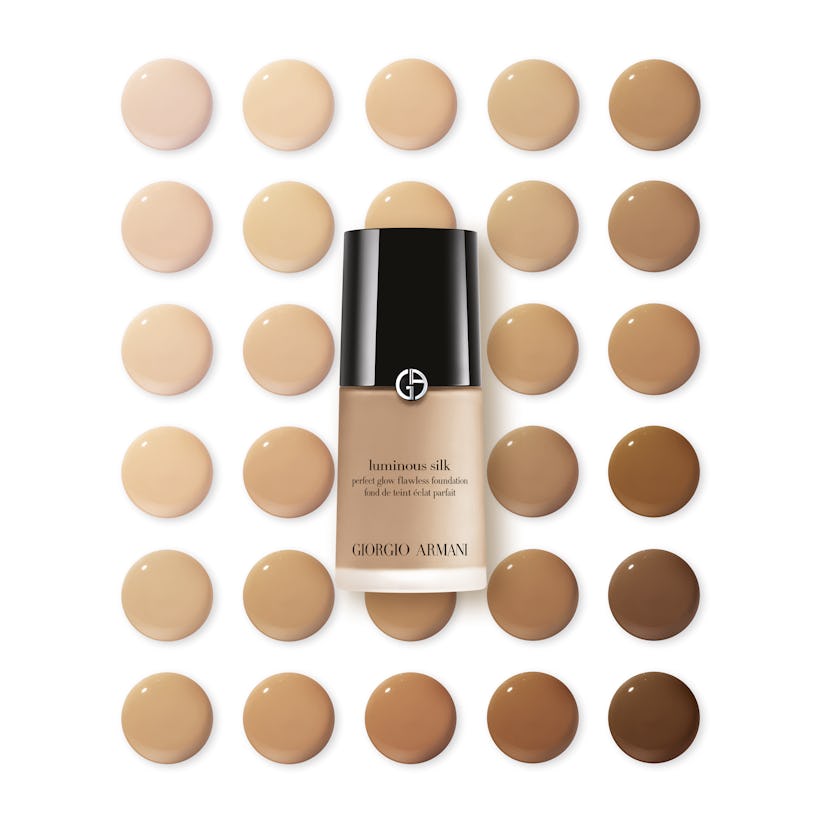 All shades of Armani Beauty Luminous Silk Foundation