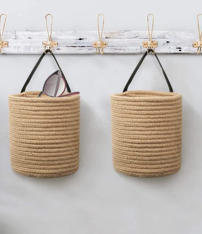 Goodpick Jute Hanging Baskets (2-Pack)