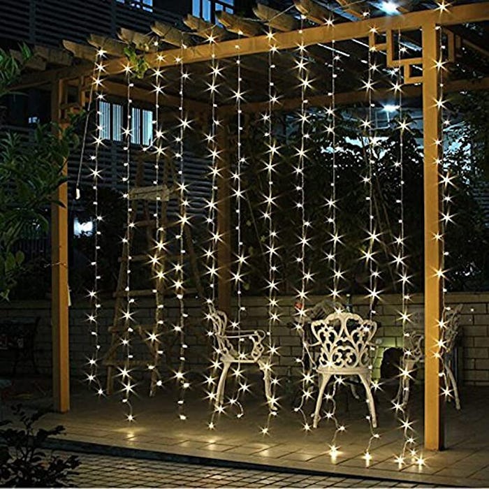Twinkle Star Window Curtain String Light