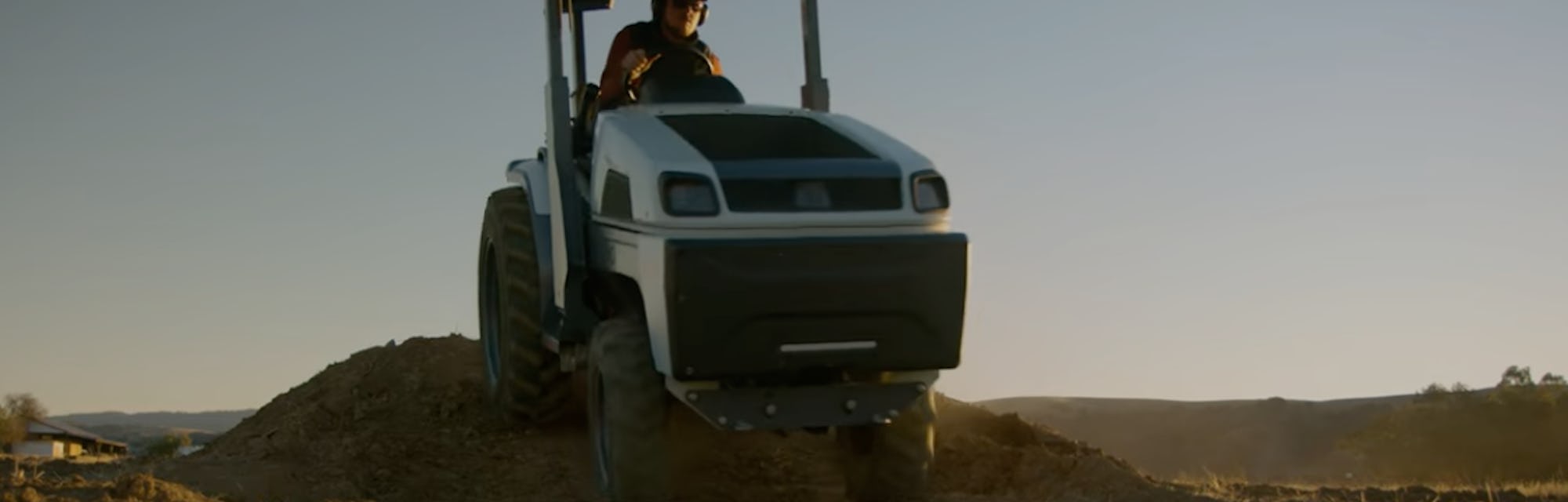 The Monarch is a fully electric, autonomous tractor.