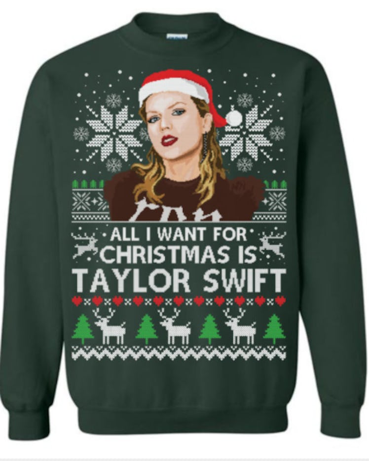 Taylor Swift themed ugly Christmas Sweater 