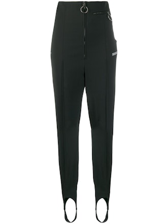 Zip-Front Slim-Fit Trousers