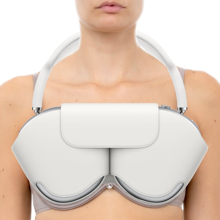 People can't stop roasting Apple's bra-shaped headphone case