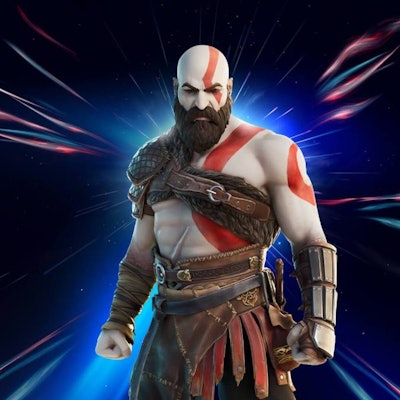 The character Kratos from the game God Of War