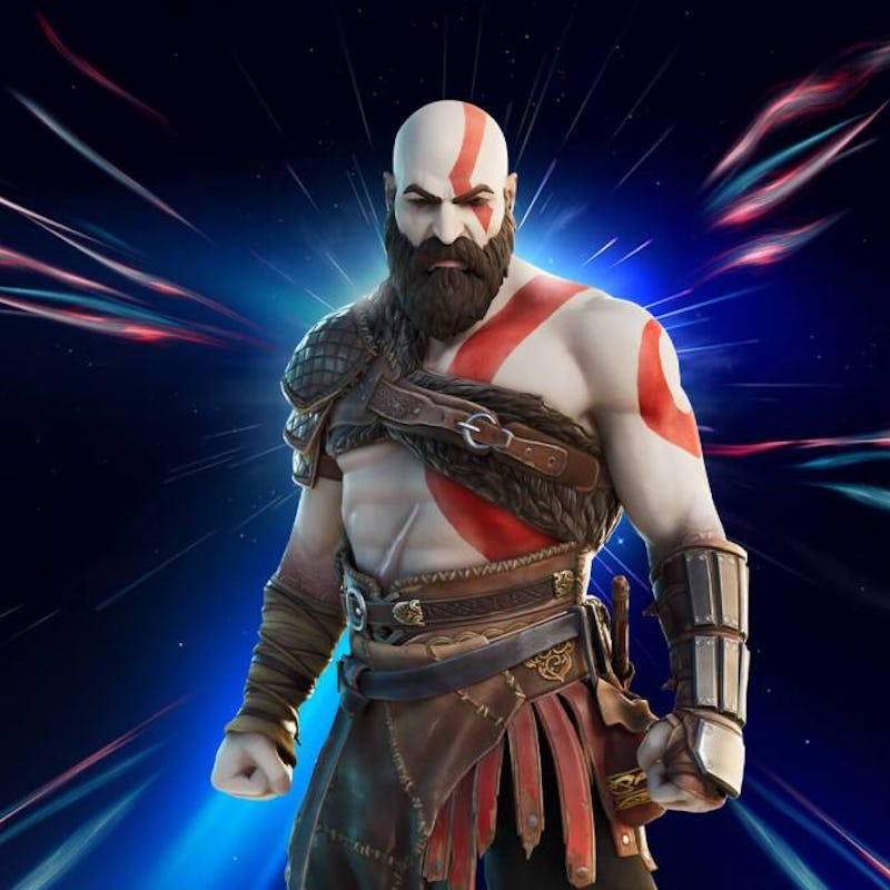 The character Kratos from the game God Of War
