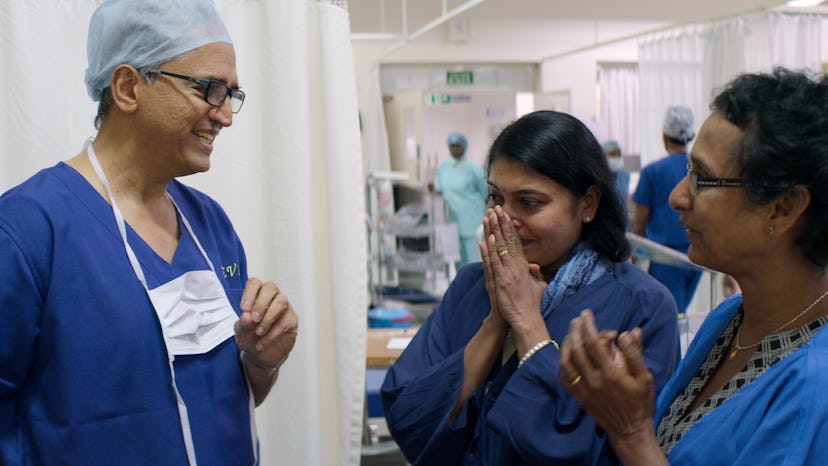Dr. Devi Shetty in Netflix's 'The Surgeon's Cut,' via Netflix press site.