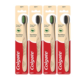 Colgate Charcoal Bamboo Toothbrushes (4-Pack)
