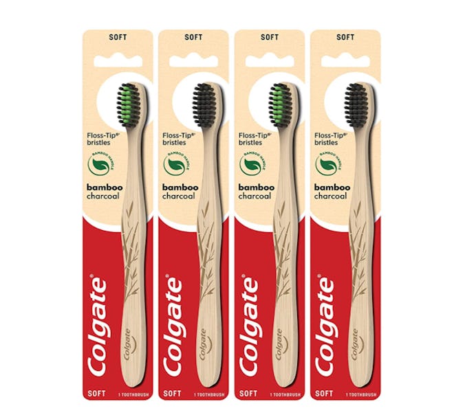 Colgate Charcoal Bamboo Toothbrushes (4-Pack)