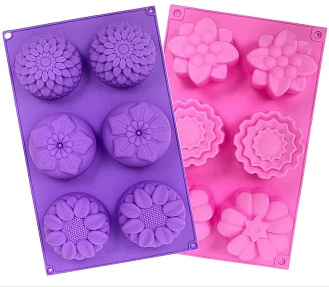 YGEOMER Silicone Flower Mold (2-Pack)