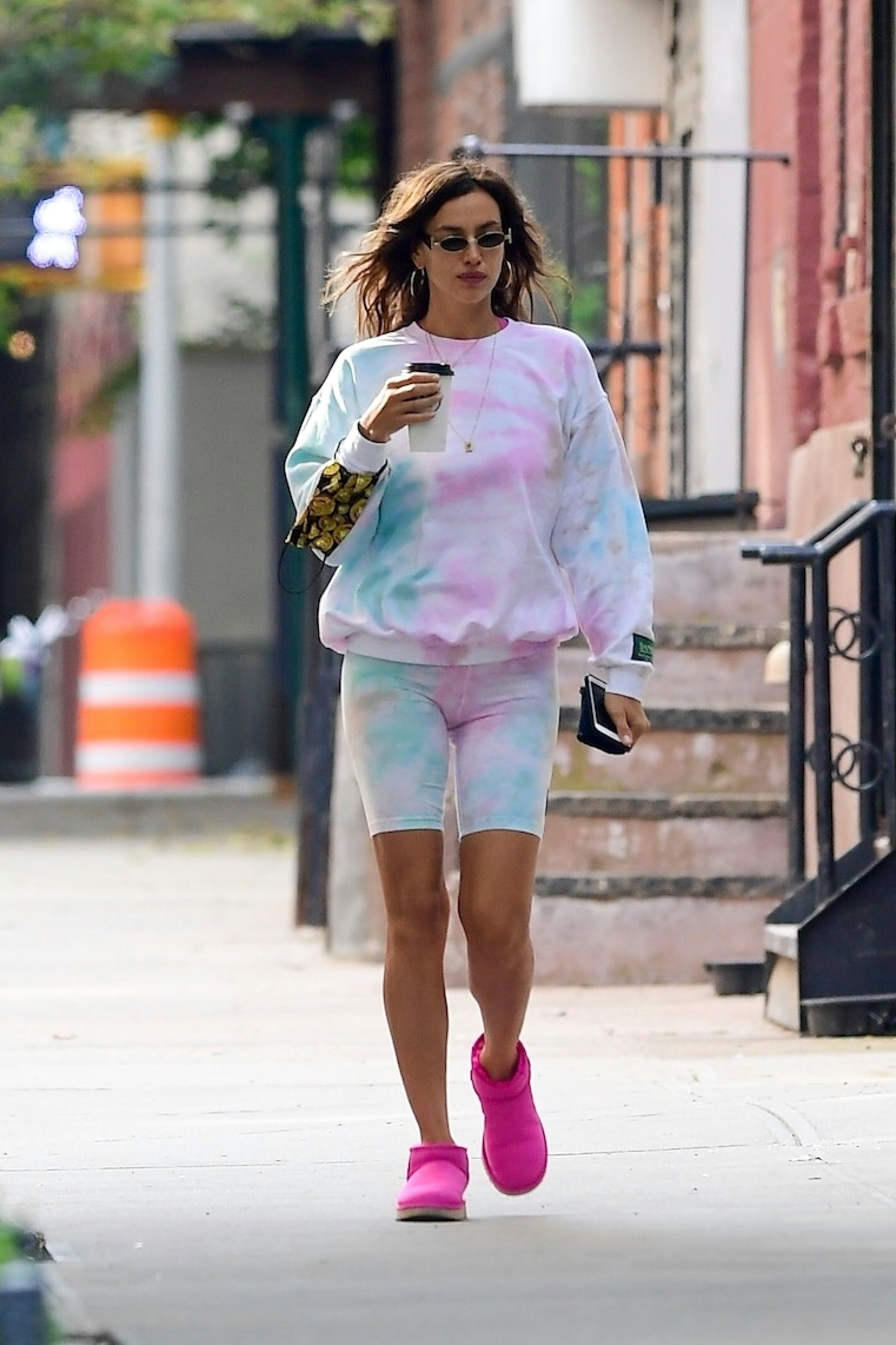 Celebrity hot sale pink booties