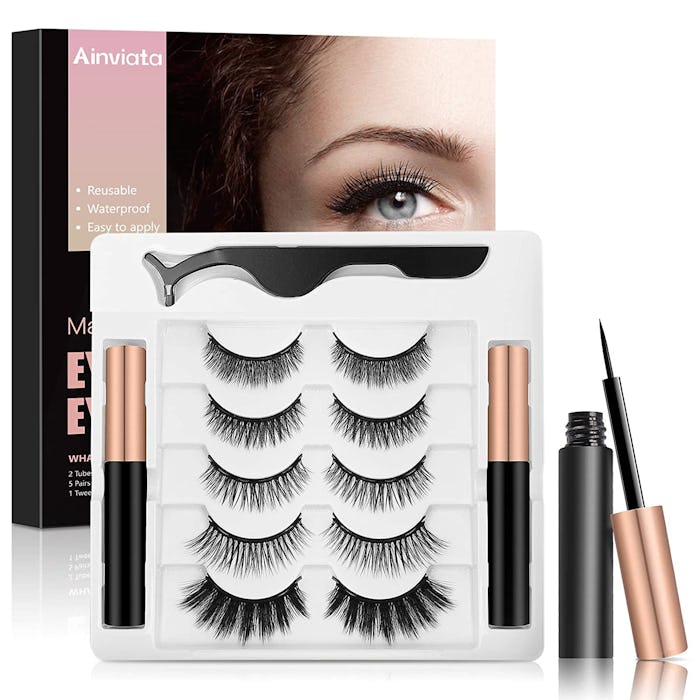 Sikkis Magnetic Eyelashes with Eyeliner (3 Pairs)