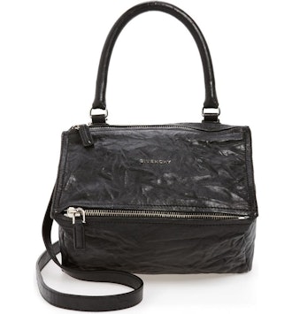 Small Pepe Pandora Leather Shoulder Bag