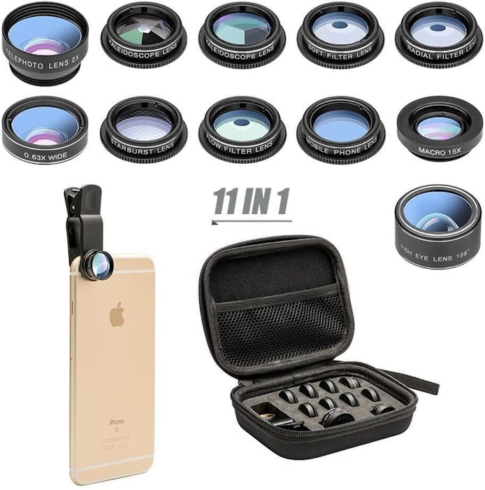 Mocalaca 11-Piece Phone Camera Lens Kit