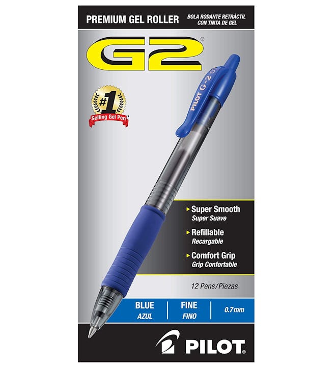 PILOT G2 Fine Point Rolling Ball Gel Pens (12-Pack)