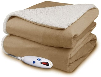 Pure Warmth Electric Heated Throw Blanket