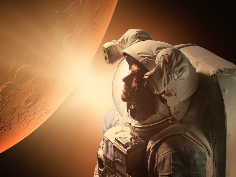 astronaut in space