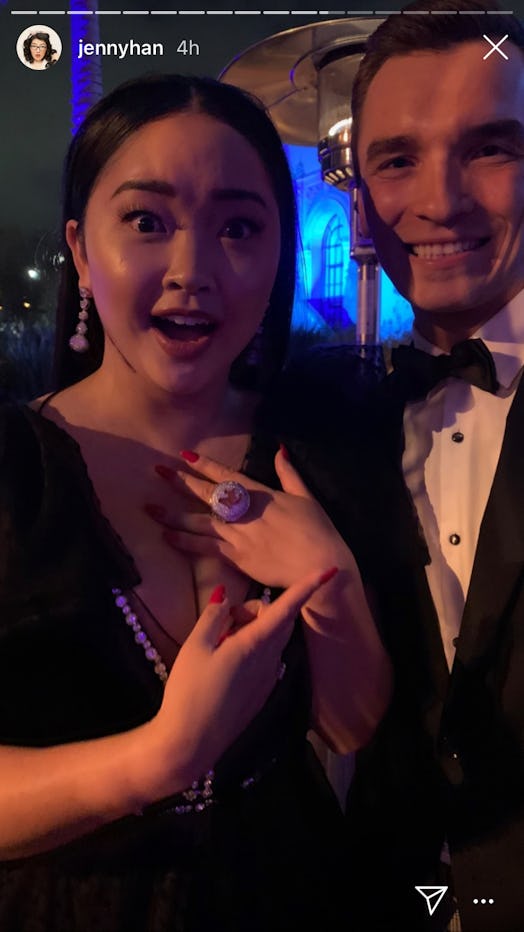 Lana Condor and Andy Cosferent, 2020 Oscars After Party
