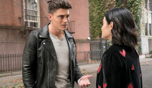 Zane Holtz as K.O. Kelly and Lucy Hale as Katy Keene
