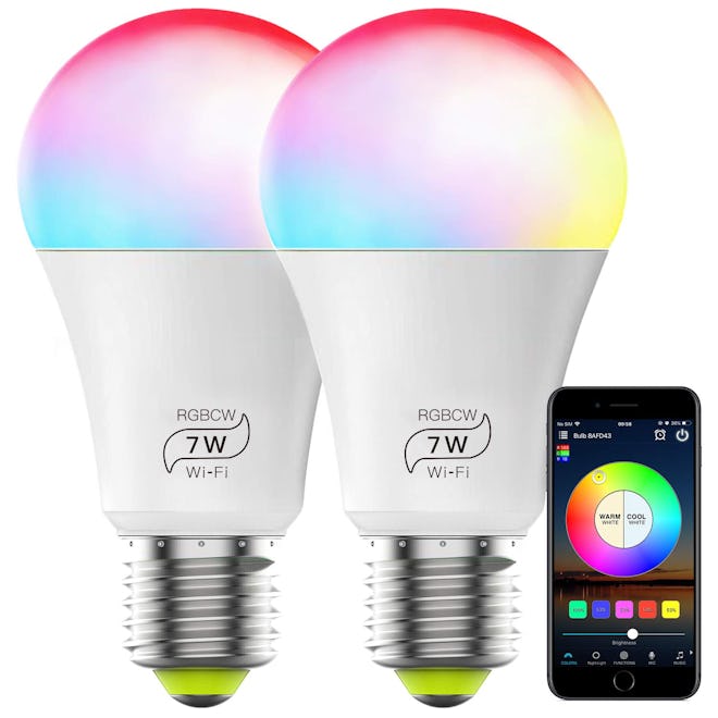 Magic Hue Color Changing Smart Light Bulb (2-Pack)