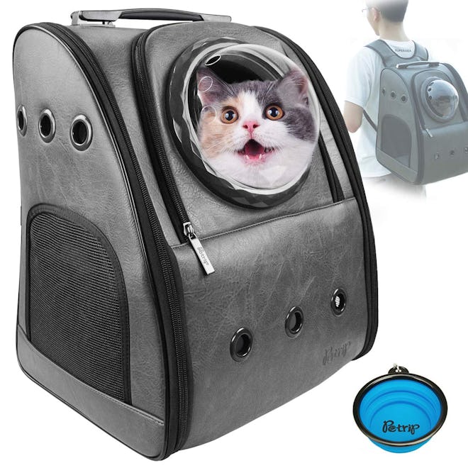 Petrip Cat Backpack Carrier for Large Cats