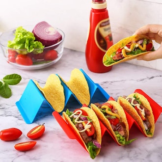 Aichoof Colorful Taco Holder Stands (5-Pack)