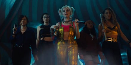 Margot Robbie and the main cast of Birds of Prey 