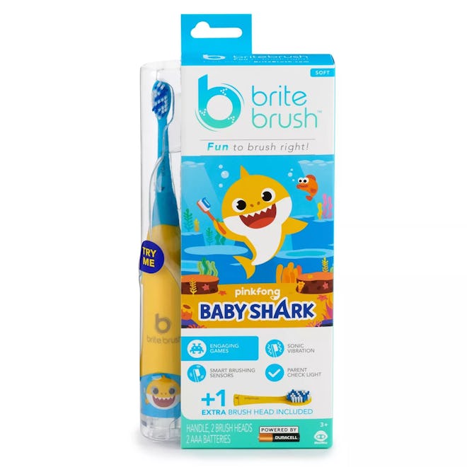BriteBrush Interactive Smart Tooth Brush featuring Baby Shark
