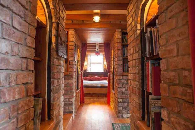 This home on Airbnb has wall-to-wall books, just like the library in 'Beauty and the Beast.'