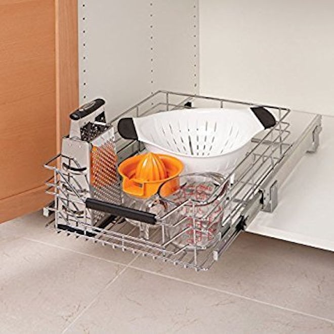 Seville Classics Pull-Out Cabinet Organizer 