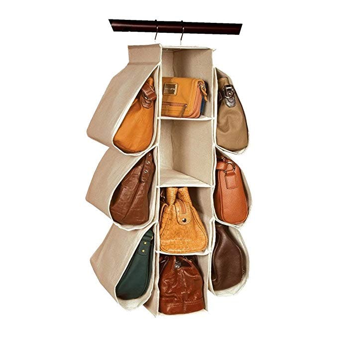 LONGTEAM Hanging Purse Handbag Organizer